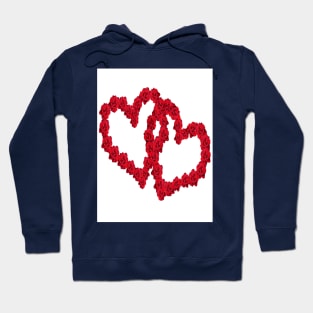 Hearts from a rose. Hoodie